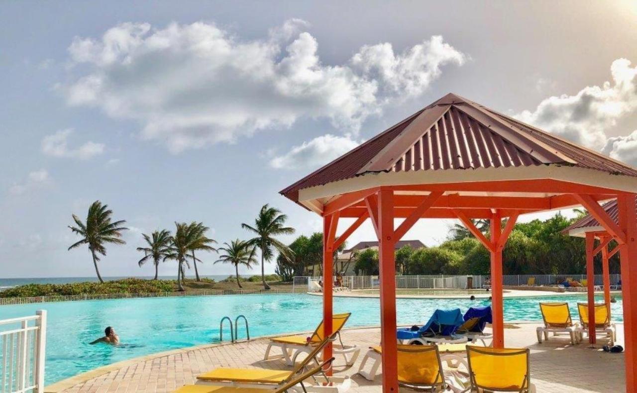 סן-פרנסואה Studio Mojito Vue Mer,Piscine Avec Cuve Eau Et Acces Plage Et Piscine Anse Des Rochers מראה חיצוני תמונה